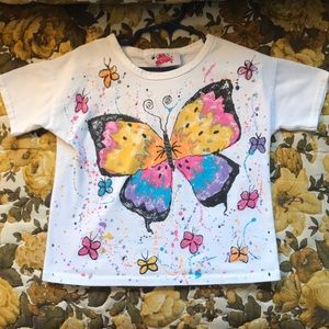 Kids Vintage Butterfly Tee